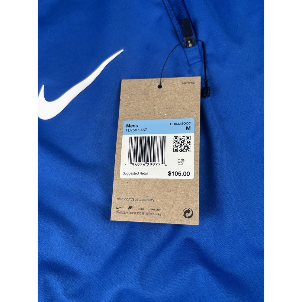 Nike Storm-Fit Strike 24 Drill Top 1/4 Zip Pullover  Royal FD7587-467 Size M - Picture 3 of 8